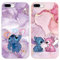 2 Pack Cute Cartoon Case for iPhone 7/8 Plus 5.5, Kawaii Anime Character Movie Girly Marble Cover for Women, Girls and Kids, Soft TPU Shockproof Protective Funda in Purple Pink