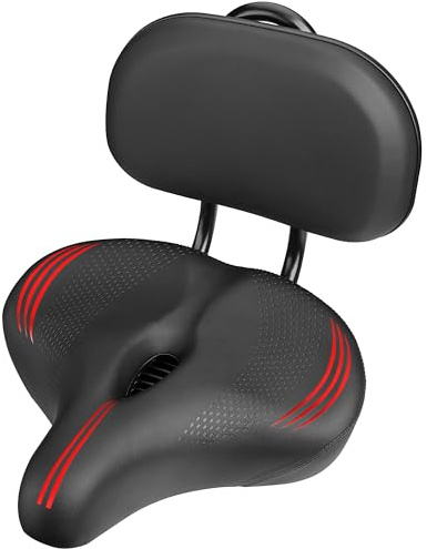 Peloton Fahrradsattelkissen, übergroß, bequem und breit, Ersatzsattel für Damen und Herren, Zubehör für Rennrad oder Heimtrainer