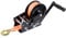 Heavy Duty Boat Trailer Hand Winch 3500Lbs with 32.8ft Polyester Strap, Manual Operated Hand Crank Winch for Trailer, Boat, ATV Towing