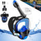 Frasheng Maschera da Snorkeling per Adulti, Maschera Subacquea, Sicura per la CO2, Maschera Sub per Adulti, Maschera da Snorkeling Integrale, Anti-Appannamento e Anti-Perdite, Campo Visivo 180° (S/M)