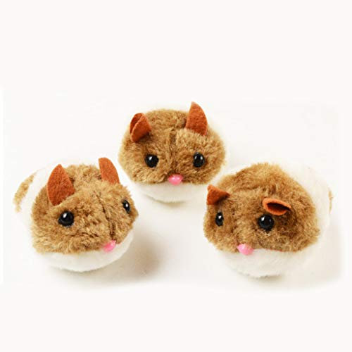 Pull String Mouse Vibrating Movable Interactive Toy Plush Mice For Cats Interaktives Katzenspielzeug Spirale