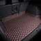 TYUIGHF Alfombrilla para Maletero de Coche Cuero, para Nissan Terrano II 1993-2004 unda de Maletero de Coche Protector Maletero,Impermeable Bandeja Forro,D/Coffee