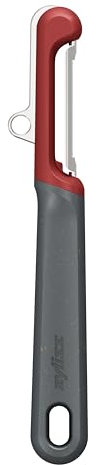 Zyliss Eplucheur à Tomates, Peau Fine/Kiwis/Poivrons/Pêches, Lame Dentelée Acier Inoxydable, Manche en Paille de Blé écologique, Passe au Lave-Vaisselle, Garantie 5 Ans