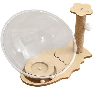 ＡＷＨＡＯ Katzenbett in Raumkapselform, Kätzchennest, bequemes Tier-Haustierzubehör, Bett für kleine Haustiere, Spielzeug, Katzennest für den Innenbereich,