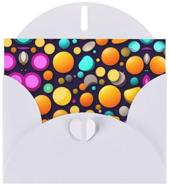 Pearl Paper Holiday Smile Sticker Grußkarte weiß mit Herz-Knopfverschluss und leerer Innenseite für besondere Anlässe