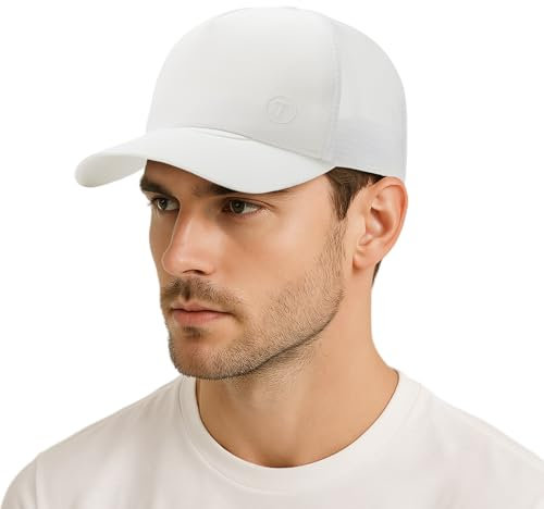 TOP-EX L/XL/XXLTrucker Cap Herren Snapback Baseball Cap Mesh Sommer Basecap mit Netz Sport Golf Running Kappe 95592_Weiß X-Large XL