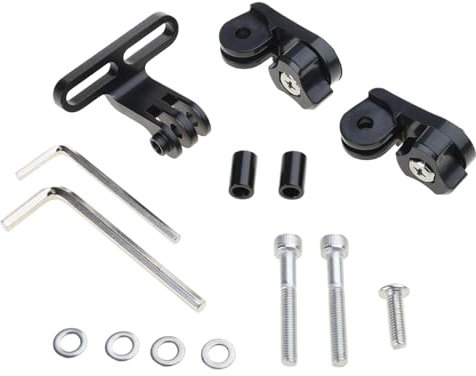 FUUGlan Soporte para faro delantero de bicicleta de montaña, soporte para linterna, parte de ciclismo