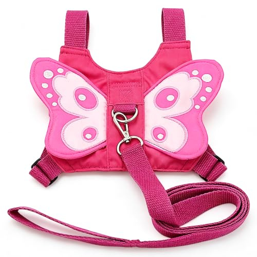 Cisixin Sicurezza Guinzaglio Link Farfalla Strap Anti-Loss con Spalline Regolabili per Bambino e Bambino Imparare A Camminare