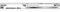Hitachi Lame pour scie sabre en inox, pour aliments congelés, viande, os, glace Lot de 2 pièces.