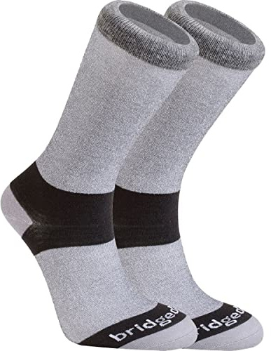 Bridgedale LINER Base Layer Coolmax Liner x 2 Mens - X-Large Grey