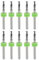 sourcing map PCB Drill Bits 2.5mm Tungsten Carbide Rotary Tool Jewelry CNC Engraving Print Circuit Board Micro Drill Bits 1/8 Shank 10 Pcs