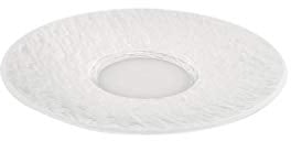 Villeroy und Boch - Manufacture Rock blanc Kaffeeuntertasse, formschönes Untertellerchen aus Premium Porzellan, spülmaschinengeeignet, weiß