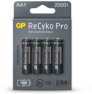Wiederaufladbare Batterie PRO LR6 AA 1,2 V 2100/2000 mAh 4 Stück