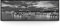 BilderKing Wandbild Stockholm Nacht Skyline schwarz/weiß - 150cm x 50cm Leinwand auf 2cm Keilrahmen mit Schattenfugenrahmen schwarz