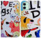 Bcov iPhone 13 Case, Colorful Cute Dogs Leather Flip Phone Case Wallet Cover with Card Slot Holder Kickstand For iPhone 13