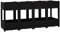 vidaXL Hochbeet Pflanzkasten Blumenkasten Gemüsebeet Pflanzbeet Blumenbeet Frühbeet Gartenbeet Pflanzkübel Blumenkübel 160x40x71cm Polypropylen Schwarz