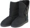 Grand Downunder Stivali Donna 9 + Corno Fibbie Shearing Pelli di Pecora Premium Grip-suola 5 colori, Nero , 39 EU