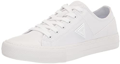 Guess - Zapatillas de Gimnasia con Cordones para Mujer, Blanco, 39 EU