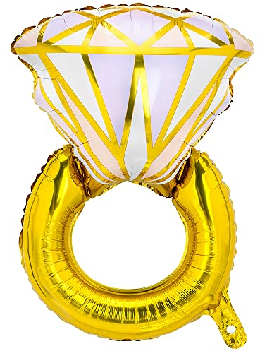 Folienballon Ring in Gold 60x95cm