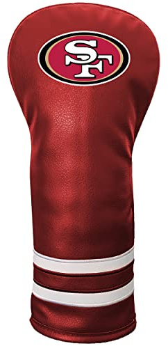 Team Golf NFL San Francisco 49ERS Vintage Fairway-Schlägerhaube (Farbe) – Bedruckte Team Golf NFL-Vintage-Fairway-Schlägerhaube (Bedruckt), passend für alle Fairway-, Hybrid- und Utility-Clubs