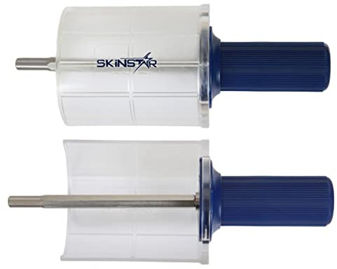 SkinStar Aufnahme Rotorbürste Speed Stick 100mm Roto Bürste inkl. Arbeitsschutz