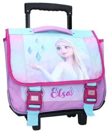 mybagstory - Schulranzen Trolley - Die Eiskönigin - Kinder - Schule - Grundschule - Kindergarten - Kindergarten - Schulranzen Mädchen - Größe 38 cm - verstellbare Träger - Rollen - Geschenkidee,