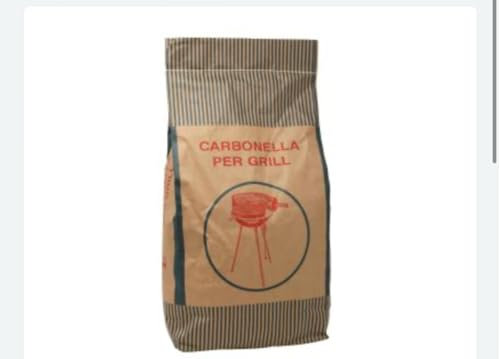 Carbonella per Griglia, Barbecue e Caminetto di Facile Accensione, Sacco da 2kg per Cucina e Camping Made in Italy Emilia Romagna. Carbonella ottima qualità.