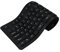 HUIOP Raton inalambrico 108 Teclas USB Silicona Flexible Plegable Teclado Impermeable a Prueba de Polvo USB Teclas silenciosas para computadora portátil Teclado de Escritorio