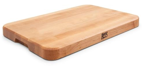 Boos Block Chop-N-Serve - Tout Usage - Planche Erable d'Amérique Du Nord – Billot De Cuisine - Planche a Decouper Professionnelle - 51 x 35 x 2,5 CM