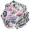 GullSkies 100 Stück Weltraum Astronaut und Cars Sticker Set, Wasserdicht Vinyl Auto Aufkleber Kinder, Personalisiert Sticker Aesthetic für Laptop Fahrrad Motorrad Scrapbooking Helm Snowboard Gepäck
