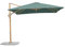 Rhodos Twist Loft, grün, 300 x 300 cm quadratisch, 672-96, Gestell Alu/Stahl, Bespannung Polyester, 24,6 Kg