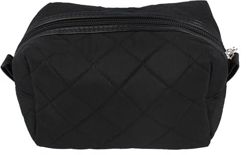 PARSA Beauty Kosmetiktasche klein (Gerippt) – Schminktasche für Damen und Herren zur Aufbewahrung von Kosmetikartikeln
