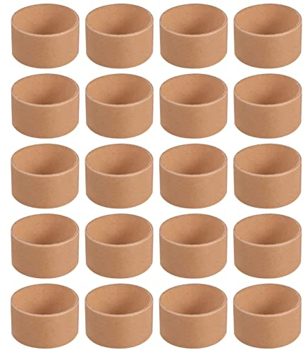 20 Stück Pappröhren Zum Basteln - 2,04 X 2,04 Zoll Runde Kraftpapierrollen Für Diy-Kunsthandwerk, Schulprojekte Und Heimwerkerarbeiten