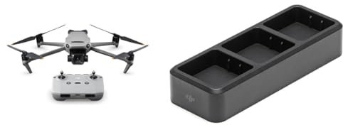 DJI Mavic 3 Classic – Drone with Camera, 4/3 CMOS Hasselblad Camera, DJI RC-N1 Remote & Mavic 3 Battery Charging Hub