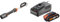 WORX Nitro - Souffleur de Feuilles mortes sans Fil - Brushless -20V-WG543E.9 & Kit de démarrage Pack Batterie et Chargeur Rapide 20V - PowerShare - WA3601