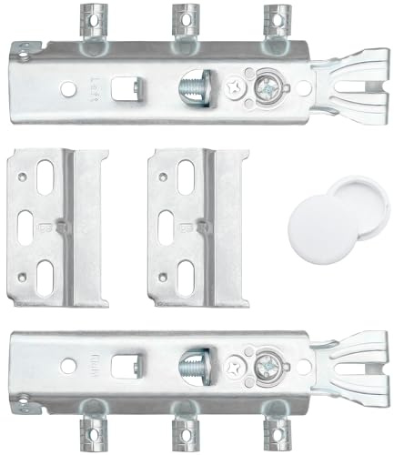 Lot de 2 cintres réglables pour armoire, support mural robuste