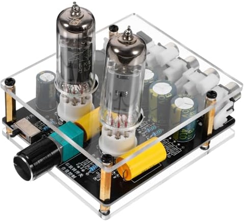 KONTONTY Tube Vorverstärker Röhrenverstärker HiFi Preamp Für Heimkino Und Audio-systeme Stereo Vorverstärker Geeignet Für Verbesserten Und Anpassungsfähigkeit