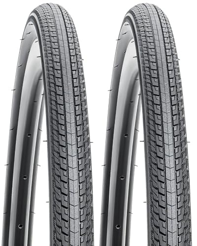 YUNSCM 2-PCS 24 Pulgada Ruta Bicicleta Cubierta 24X1.75/47-507 Compatible with 24x1.75 Bicicleta Bike Cubierta (Y-974)