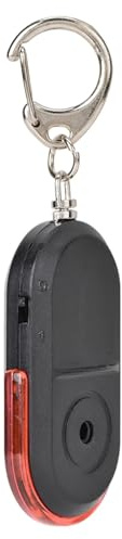 Schlüsselfinder, GPS-Tracker, Kabellos, Anti-Verlust-Alarm, Schlüsselfinder, Locator, Pfeifenton, LED-Licht mit Batterie, Blau (#03)