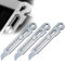 Cutter professionnel, Couteau utilitaire lourd multi-usage, Couteau universel en acier inoxydable, Cutter à tapis multi-usage multifonctionnel Box Cutter pour le bricolage, intérieur (3pcs)
