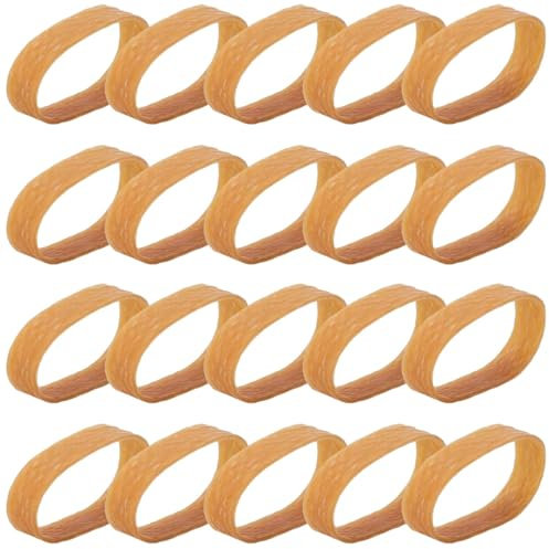 Ski Brake Retainer Bands - 20X Elastic Ski Wraps Straps Rubber | Ski Rubber Bands | Snowboard Binding Straps | Ski Tuning Kit | Winter Outdoor Sports Ski Accessories For Improved Safety And Fun