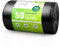 EcoBag - Heavy Duty Refuse Sacks - 50L - 33 Micron Thickness - Recyclable Bin Bags, Leak Resistant, Eco-Friendly, Durable Waste Disposal Bags for Household & Commercial Use