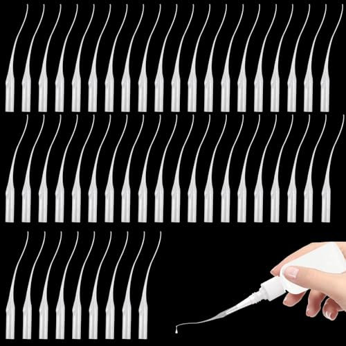 300 Piezas Aplicador de Puntas de Pegamento Extensor de Pegamento, Micropuntas de Botella de Pegamento de Plástico de Precisión, Micro Puntas Aplicador para Dispensadores de Adhesivo
