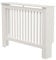 BELOFAY Radiator Cover White | Stylish & Compact Radiator Shelf with Top Surface | Durable, Space-Saving & Heat-Efficient | Ideal for Modern Homes | Easy Assembly (Medium, Classic)