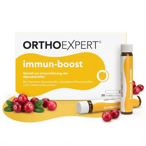 Orthoexpert immun-boost - die Shots mit Vitamin und C Zink | Abwehrkräfte gezielt unterstützen¹ | Trinkfläschchen/Trinkampullen 28 Stück