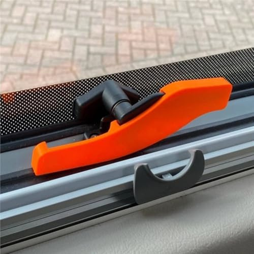 3D Printed RV Window Security Lock (for Orange), 2-Pack No-Drill Window Latch Replacement for Camper, & for Motorhome(orange)
