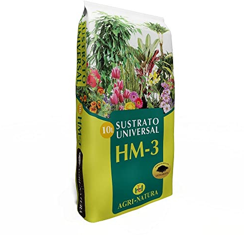 Sustrato / Turba Universal para Interior / Exterior Agri-Natura HM-3 (10L)