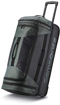 Samsonite Unisex Andante 2 Reisetasche mit Rädern, 28 Stück Tasche mit Rollen, Moosgrün/Schwarz