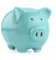 Pink Sparschwein für Mädchen, Jungen, Kinder und Erwachsene - Coin Bank (Pink) (Blau, M)