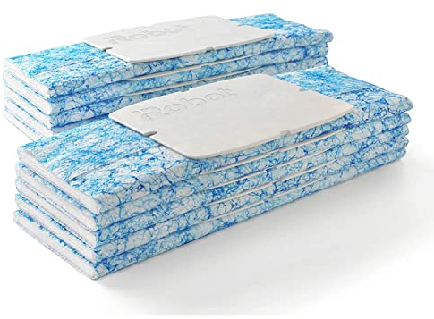 iRobot Almohadillas de repuesto originales para robot friegasuelos Braava Jet 200, 10 unidades